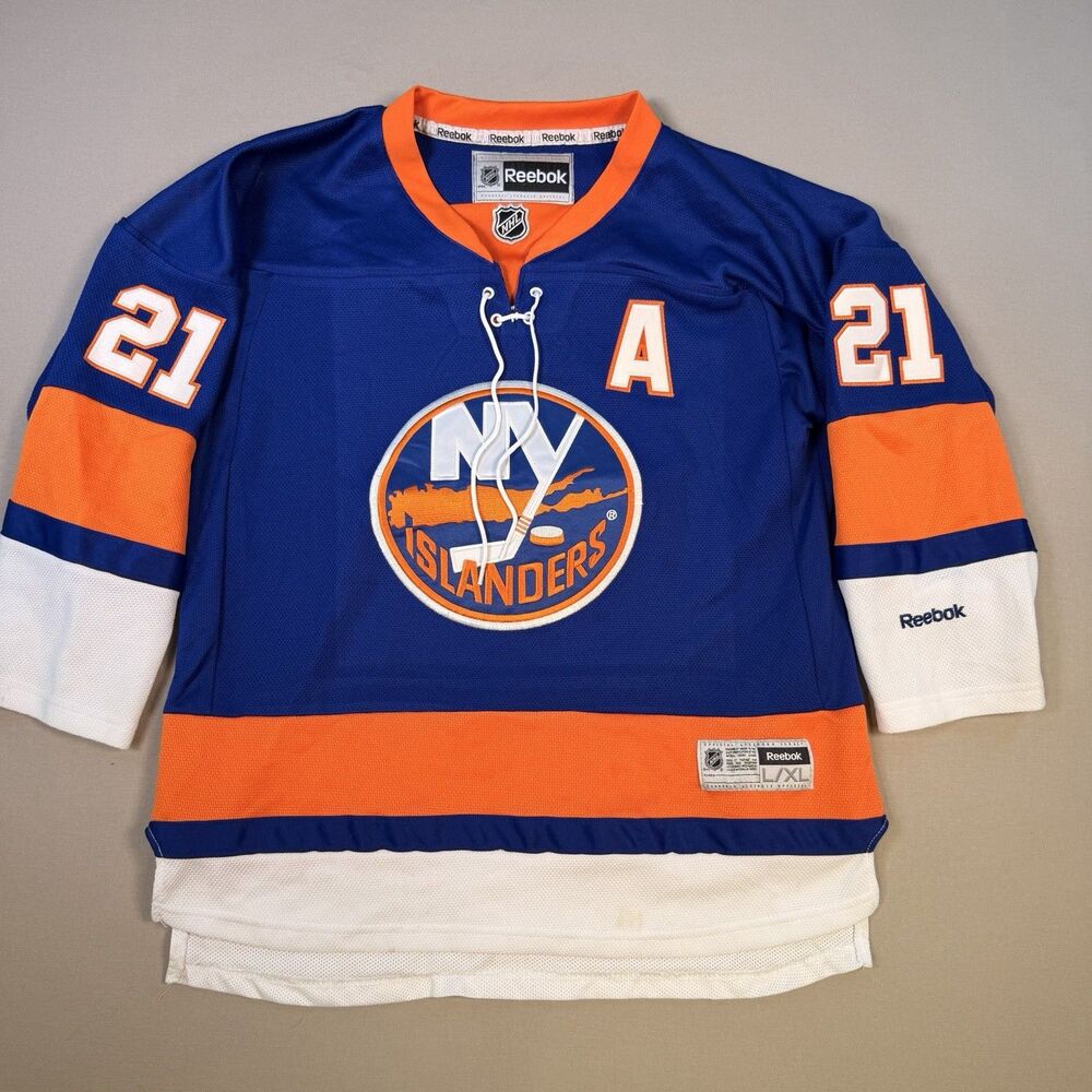 Reebok New York Islanders Kyle Okposo #21 NHL Jersey Men's Size L/XL